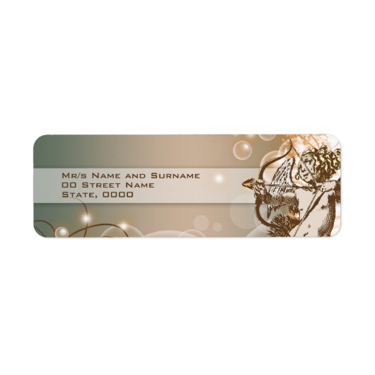 アボカド淡い色のチョーククリーム ラベル (正面)