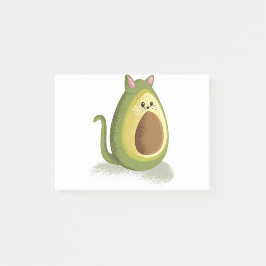 アボカド猫 ポストイット (正面)