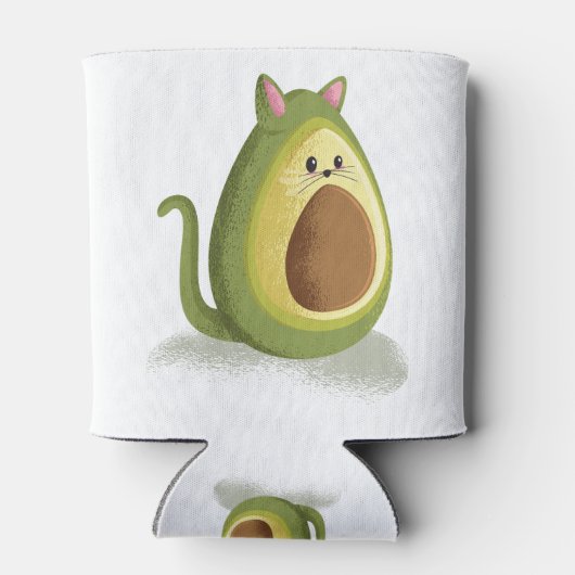 アボカド猫 缶クーラー (裏面)