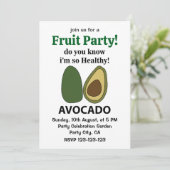 アボカド私がこんなに健康なアボカドだって知ってる 招待状 (スタンド正面)