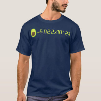 アボカド科学の恋人アボガロス数 Tシャツ