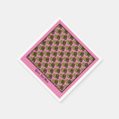 アボカド紙ナプキンス – オプションのカスタマイズ スタンダードカクテルナプキン (角)