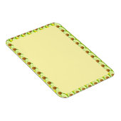 アボカド縁どスケッチ空白のカスタム文字 マグネット (右側)