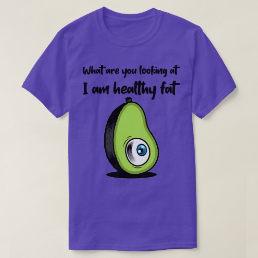 アボカド脂肪 Tシャツ (デザイン正面)