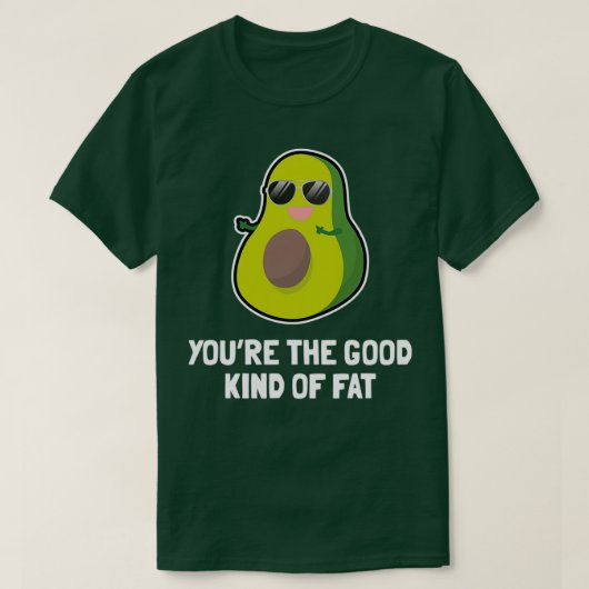 アボカド良い種類の脂肪2 Tシャツ (デザイン正面)