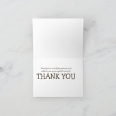 アボカド赤ちゃんシャワーパーティー サンキューカード (内部)