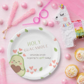 アボカド赤ちゃんシャワー、ベビーガール、かわいいアボカド ペーパープレート (パーティー)