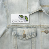 アボカド転がス日本の食品レストラン 名札 (インサイチュ)