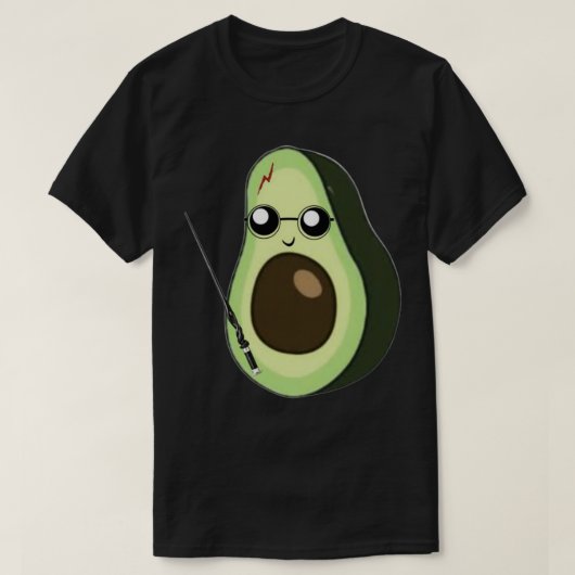 アボカド魔法 Tシャツ (デザイン正面)