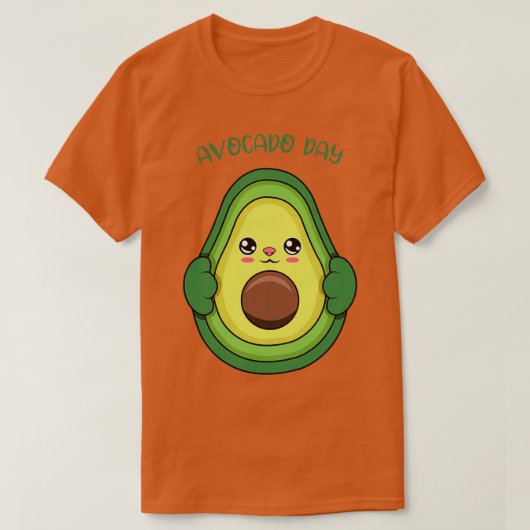アボカド1日目 Tシャツ (デザイン正面)