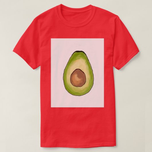 アボカド15 Tシャツ (デザイン正面)