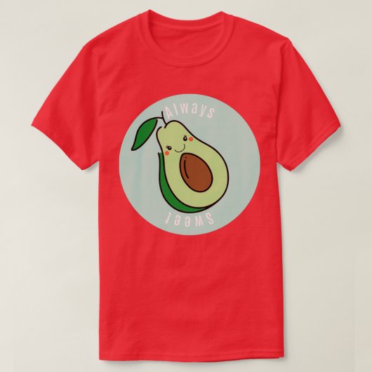 アボカド15 Tシャツ (デザイン正面)