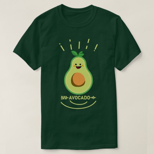 アボカド16 Tシャツ (デザイン正面)
