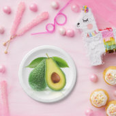 アボカド2個 ペーパープレート (パーティー)