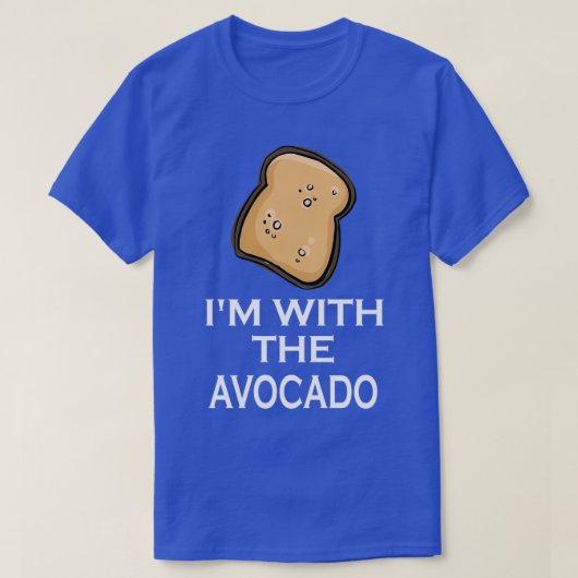 アボカド44と一緒に Tシャツ (デザイン正面)