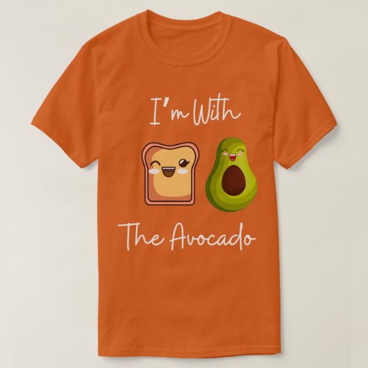 アボカド49と一緒に Tシャツ (デザイン正面)