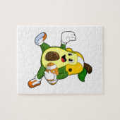 アボカド・アット・フットボール・スポーツ ジグソーパズル (横)