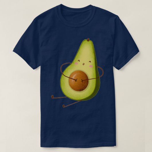 アボカド・アート Tシャツ (デザイン正面)