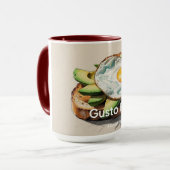 アボカド&エッグトーストガスト詩 マグカップ (正面左)