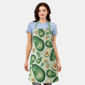 アボカド エプロン (着用した状態)