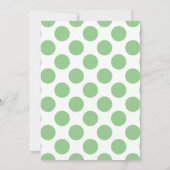 アボカド カップル ベビーシャワー 招待状 (裏面)