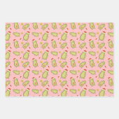 アボカド&クリスマス ラッピングペーパーシート (正面3)