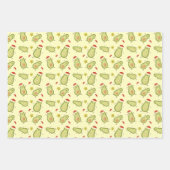 アボカド&クリスマス ラッピングペーパーシート (正面3)