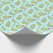 アボカド&クリスマス ラッピングペーパー (角)