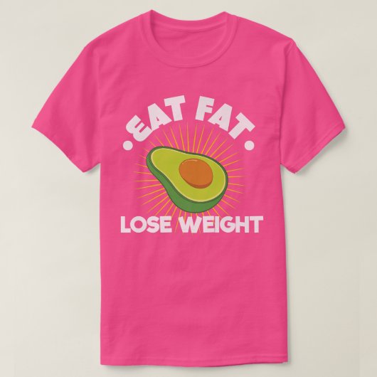 アボカド・ケトダイエット Tシャツ (デザイン正面)