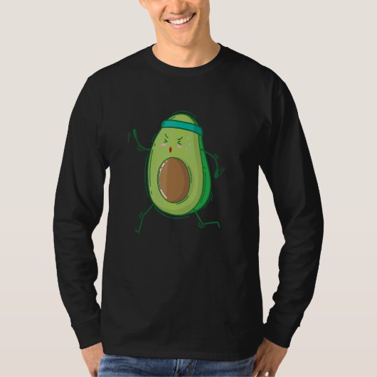 アボカド ジョギング Tシャツ (正面)