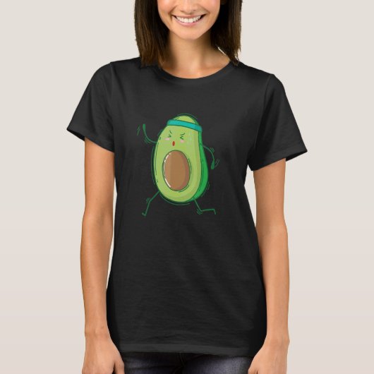 アボカド ジョギング Tシャツ (正面)