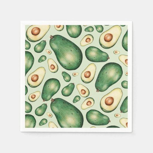 アボカド スタンダードカクテルナプキン (正面)