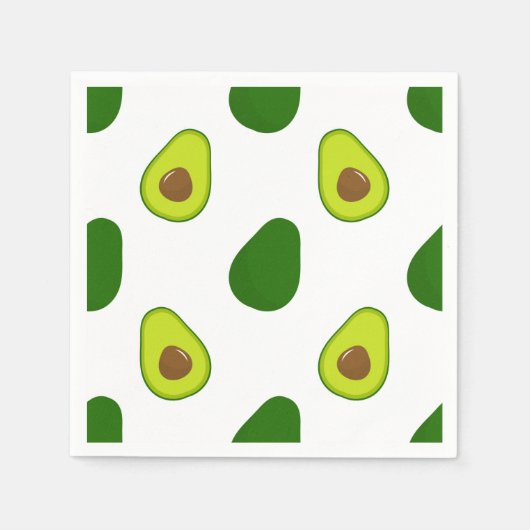 アボカド スタンダードカクテルナプキン (正面)