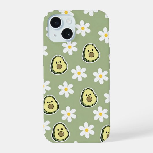 アボカド スマホケース iPhone 15ケース (裏面)