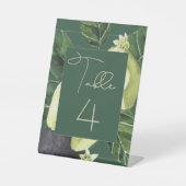 アボカド |ダークグリーン素朴フルーツパーティー 台座サイン (正面)