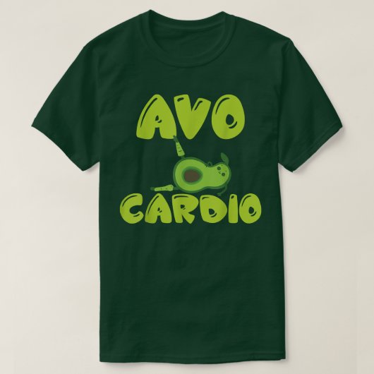 アボカド・ディとの重量損失のためのAvoCardioとヨガ Tシャツ (デザイン正面)