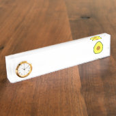 アボカド デスクネームプレート (側面)