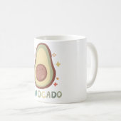 アボカド�デライトかわいい動物アート コーヒーマグカップ (正面右)