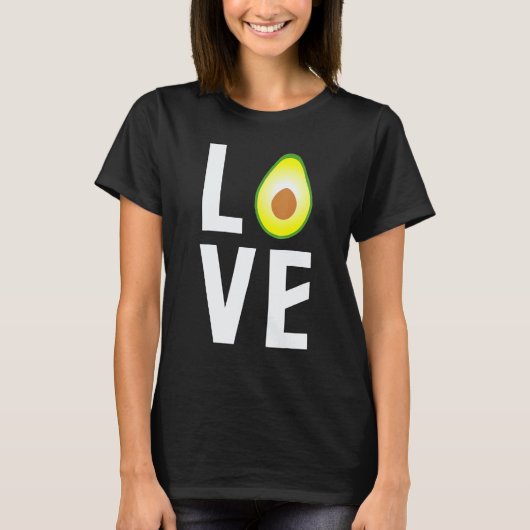 アボカド ナショナルアボカドの日 ヴィーガン料理 Tシャツ (正面)