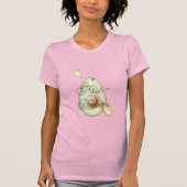 アボカド ハート スプーン Tシャツ (正面)