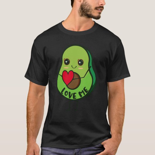 アボカド+ベジタリアン+フード Tシャツ (正面)