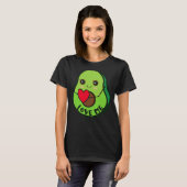 アボカド+ベジタリアン+フード Tシャツ (正面フル)