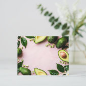 アボカド、ポストクロッシング ポストカード (スタンド正面)