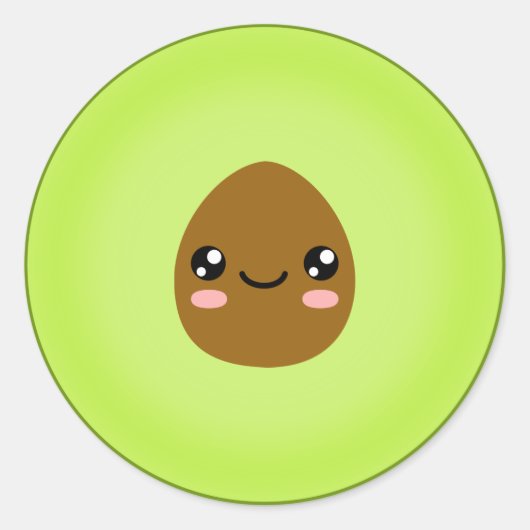 アボカド ラウンドシール (正面)