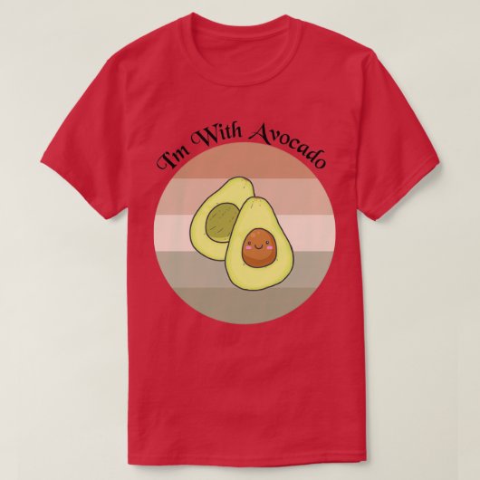 アボカド・ラブ24 Tシャツ (デザイン正面)