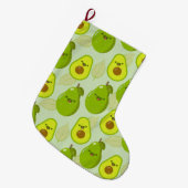 アボカド ラージクリスマスストッキング (正面 (吊り時))