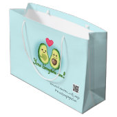 アボカド – 完成させてくれ ラージペーパーバッグ (裏面アングル)