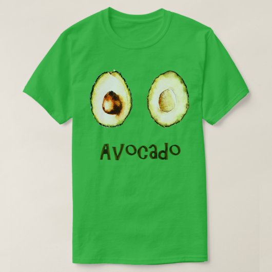 アボカド(12) Tシャツ (デザイン正面)