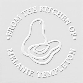 アボカド#2 "From the kitchen of"ネームモノグラム