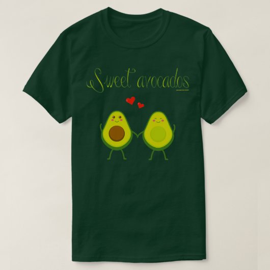 アボカド Tシャツ (デザイン正面)